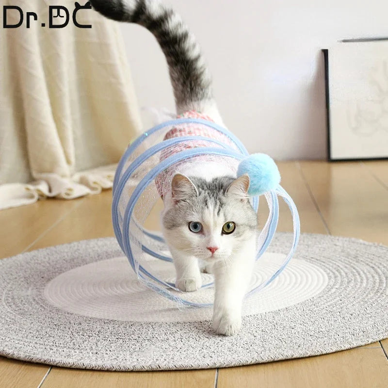 Cat Spiral Tunnel Toy